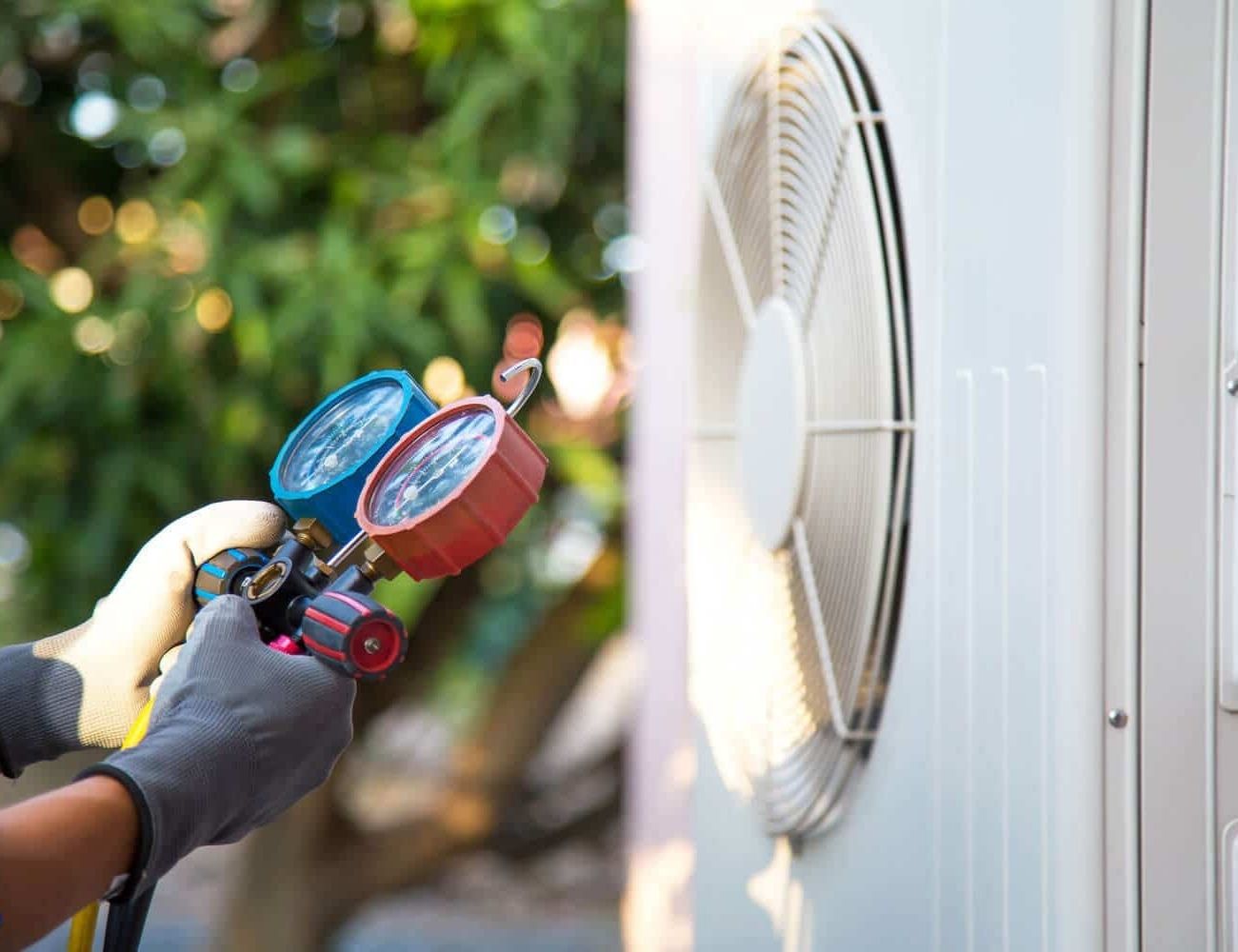 HVAC service technician